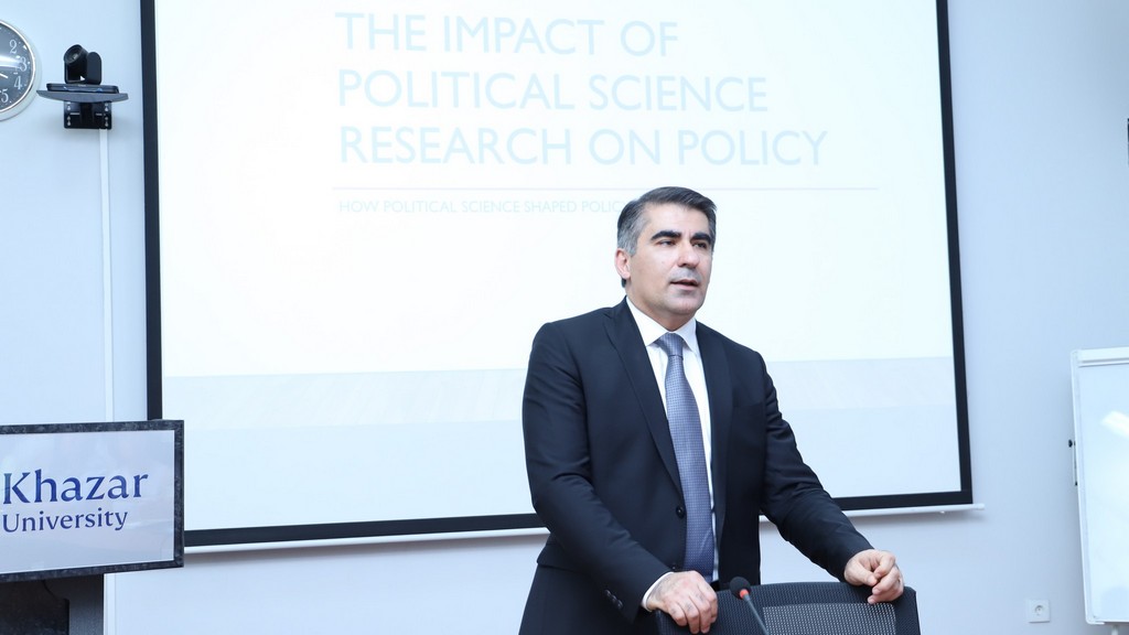 Advisor to the Minister of Science and Education of the Republic of Azerbaijan Nijat Mammadli at Khazar University